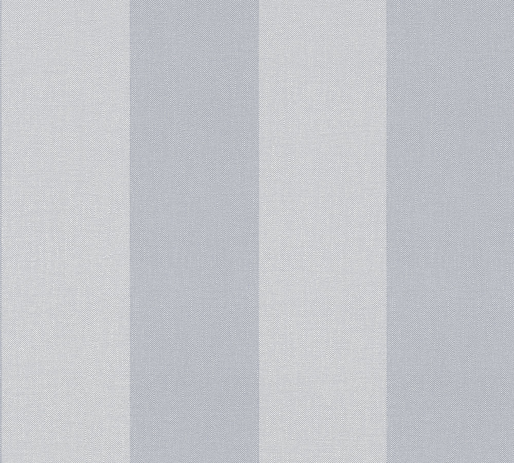 STREPEN BEHANG | Linnenstructuur - Blauw Grijs - A.S. Création Pure Elegance