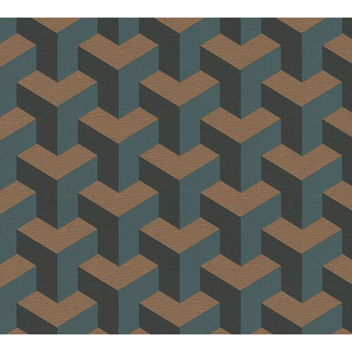 Livingwalls Daniel Hechter 7 - Blauw - Strukturen - 781502