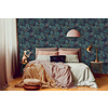 Dutch Wallcoverings Amazonia - Botanist Teal - Beige