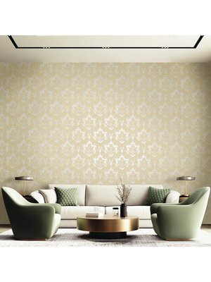 Dutch Wallcoverings New Tekko Medaillon - Beige