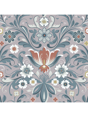 Dutch Wallcoverings Sunnano - Östanskär Beige/Blue - Beige/Blauw