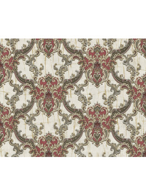 Dutch Wallcoverings Yudashkin 5 10X1,06M - Beige/Bordeaux/Goud