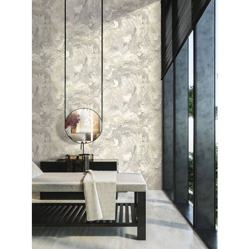 Dutch Wallcoverings Carrara Best - Beige/Goud