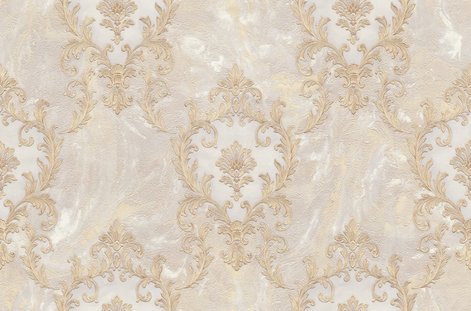 Dutch Wallcoverings Carrara Best - Beige/Goud afbeelding