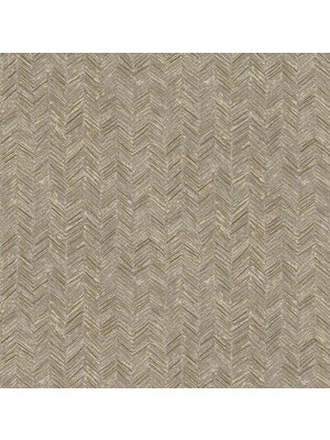 Dutch Wallcoverings Euphorie - Visgraat - Beige/Goud