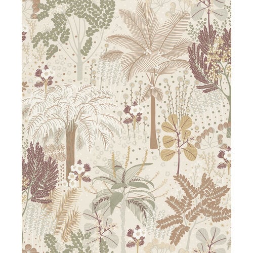 Dutch Wallcoverings Asperia - Louan - Beige/Groen