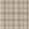 Dutch Wallcoverings Sauvage Ruit - Beige/Rood