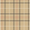 Dutch Wallcoverings Sauvage Ruit - Beige/Rood