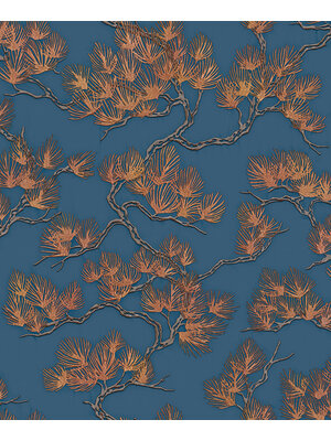 Dutch Wallcoverings Wall Fabric/Bs1 Pine Tree Blue - Blauw Dutch Wallcoverings Wall Fabric/Bs1 Pine Tree Blue - Blauw