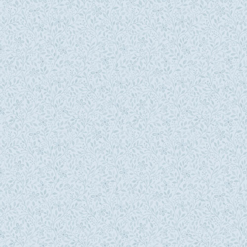 Dutch Wallcoverings Blomstermala - Alva Blue - Blauw