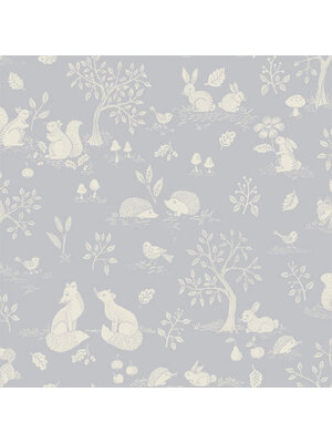 Dutch Wallcoverings Gronhaga - Ivar Light Blue - Blauw
