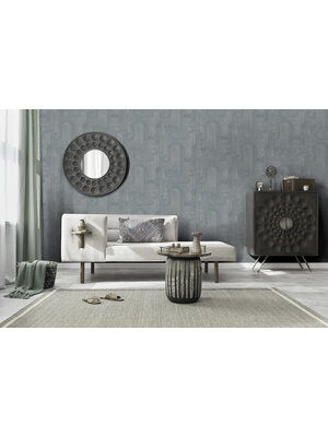 Dutch Wallcoverings Khalili - Macrame Blue - Blauw Dutch Wallcoverings Khalili - Macrame Blue - Blauw