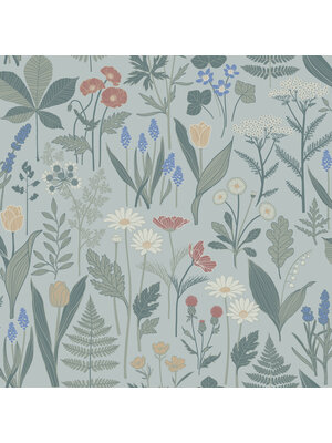 Dutch Wallcoverings Ortagard - Elsa Light Blue - Blauw Dutch Wallcoverings Ortagard - Elsa Light Blue - Blauw