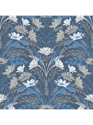 Dutch Wallcoverings Sunnano - Värmdö Blue - Blauw