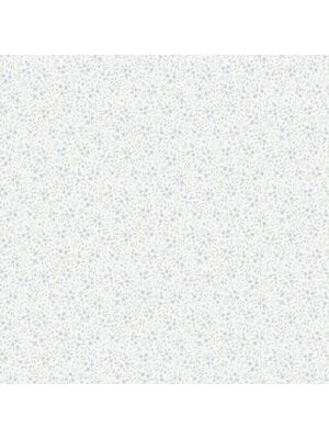 Dutch Wallcoverings Rosenlycka - Mini Flowers Blue - Blauw/Groen