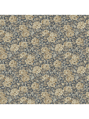 Midbec FC Rosenlycka- Roses Blue/Ochre - 43107