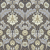 Dutch Wallcoverings Hidden Tr2 -Myrtle Blue/White - Blauw/Wit
