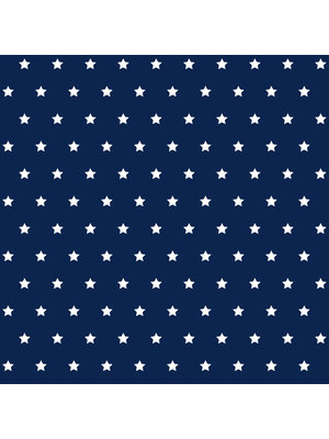 Dutch Wallcoverings Joy - Sterren - Blauw/Wit