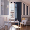 Dutch Wallcoverings Joy - Strepen - Blauw/Wit/Grijs