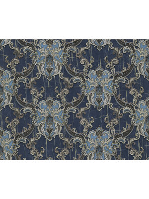 Dutch Wallcoverings Yudashkin 5 10X1,06M - Blauw/Zwart/Goud