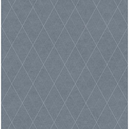 Dutch Wallcoverings Euphorie - Dessin - Blauwgrijs/Zilver