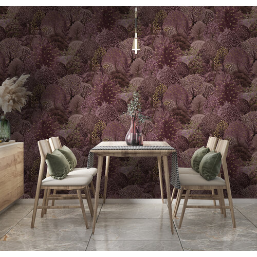Dutch Wallcoverings Arboretum - Arboretum Berry - Bordeaux