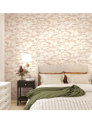 Dutch Wallcoverings Arboretum - Sora Coral - Bordeaux/Beige Dutch Wallcoverings Arboretum - Sora Coral - Bordeaux/Beige