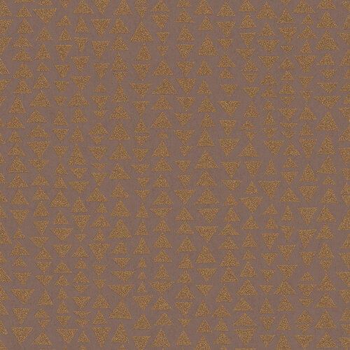 Dutch Wallcoverings Memento Br. - Bruin/Goud