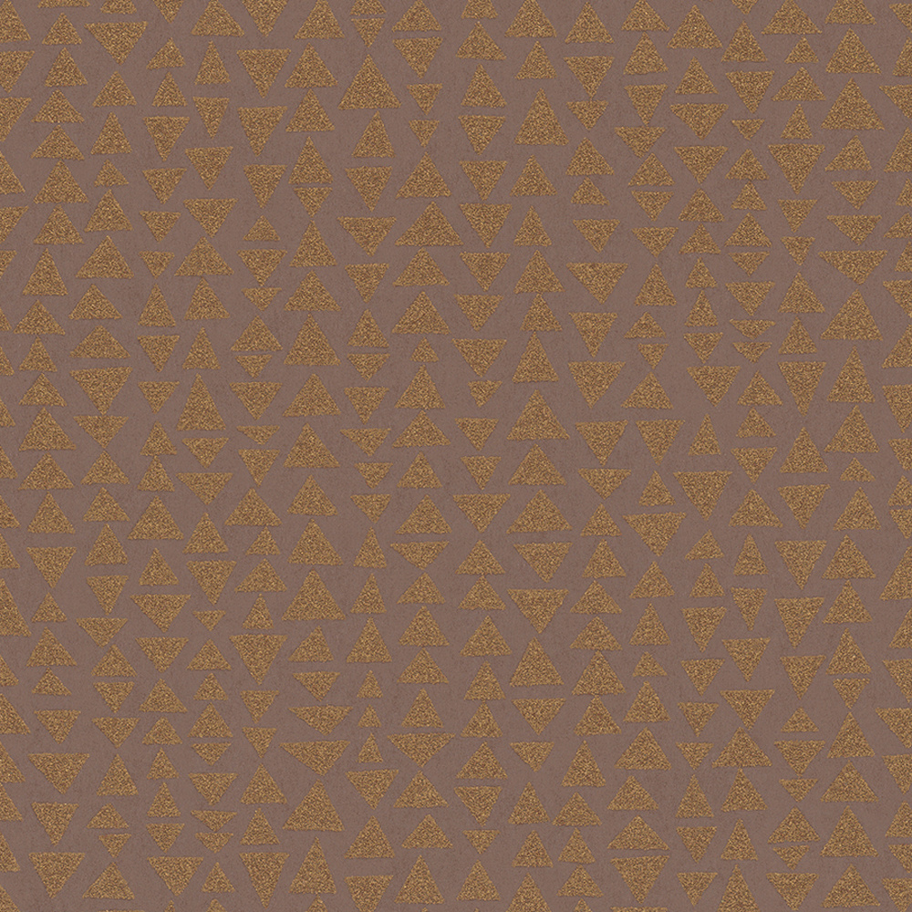 Dutch Wallcoverings Memento Br. - Bruin/Goud