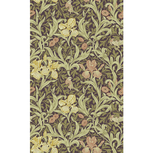 Dutch Wallcoverings Hidden Tr2 -Iris Brown/Green - Bruin/Groen