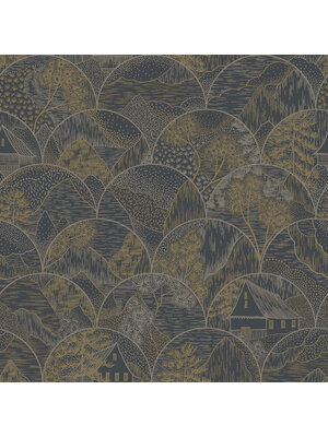 Dutch Wallcoverings Alchemy - Teshio - Charcoal