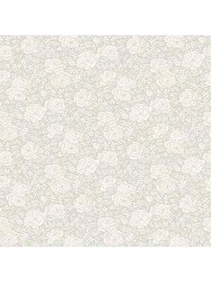 Dutch Wallcoverings Rosenlycka - Roses Cream - Creme