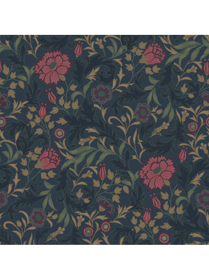 Dutch Wallcoverings Eleganza - Bilbury Navy - Donkerblauw