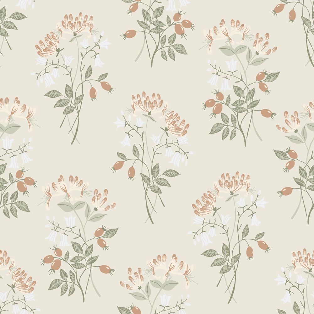 Dutch Wallcoverings Langenas - Kaprifol Light Yellow - Geel afbeelding