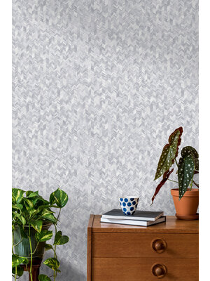 Dutch Wallcoverings Amazonia - Saram Texture Grey - Grijs