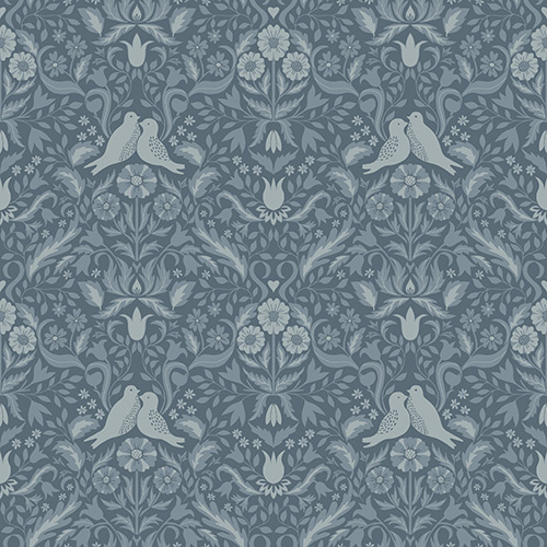 Dutch Wallcoverings Ekbacka - Niki Grey - Grijs afbeelding