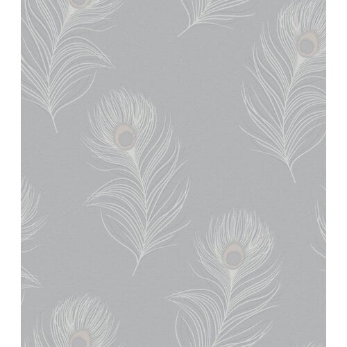 Dutch Wallcoverings Eleganza - Pavone Grey - Grijs