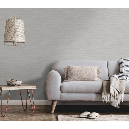 Dutch Wallcoverings Khalili - Bambara Texture Grey - Grijs