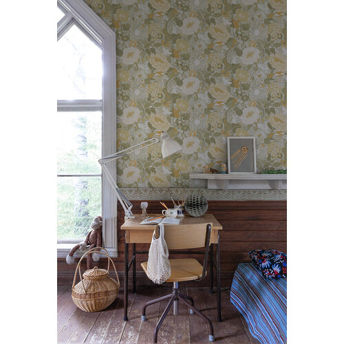 Dutch Wallcoverings Langtan - Växa Grey - Grijs