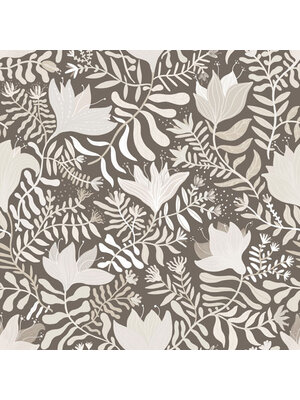 Dutch Wallcoverings Lina - Brita Grey - Grijs