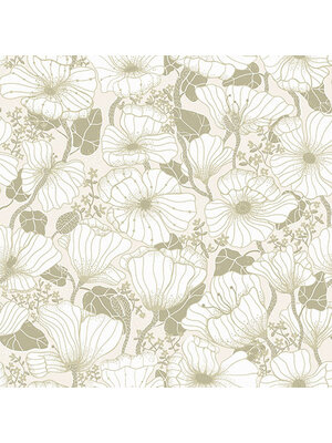 Dutch Wallcoverings Lina II - Matilda Grey - Grijs
