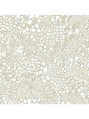 Dutch Wallcoverings Lina II - Siv Dark Grey - Grijs