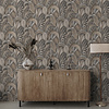 Dutch Wallcoverings Khalili - Raffia Charcoal - Grijs/Antraciet