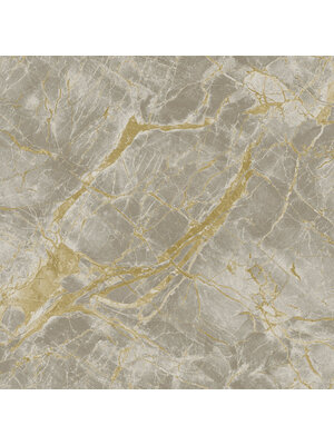 Dutch Wallcoverings Arabesque - Portoro Grey/Gold - Grijs/Goud Dutch Wallcoverings Arabesque - Portoro Grey/Gold - Grijs/Goud
