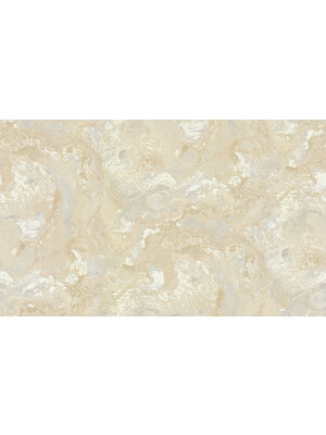 Dutch Wallcoverings Carrara Best - Grijs/Goud
