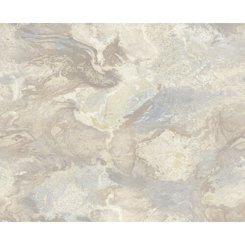 Dutch Wallcoverings Carrara Best - Grijs/Goud