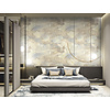 Dutch Wallcoverings Carrara Best - Grijs/Goud