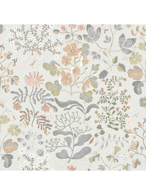 Dutch Wallcoverings Fägring - Groh - Grijs/Groen