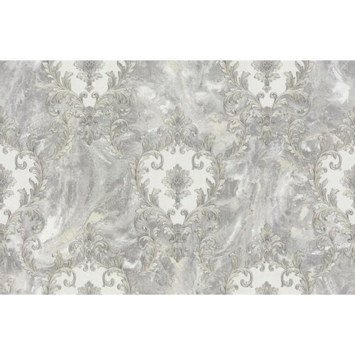 Dutch Wallcoverings Carrara Best - Grijs/Zilver