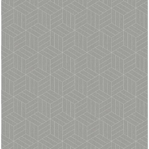 Dutch Wallcoverings Euphorie - Dessin - Grijs/Zilver